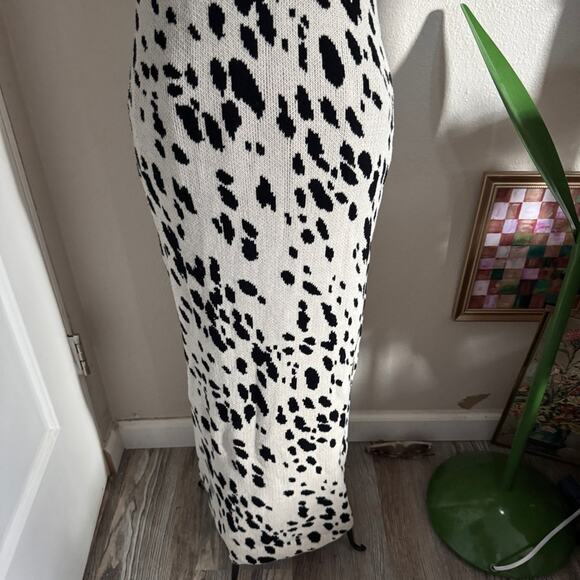 Reformation Parry Knit Cotton Halter Dress S - Picture 8 of 9